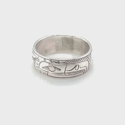 Ring - Sterling Silver - 1/4" - Eagle