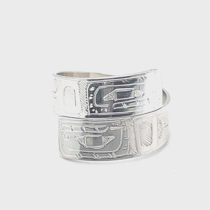 Ring - Sterling Silver - Wrap - 1/4" - Orcas