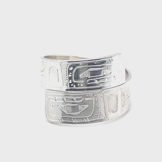 Ring - Sterling Silver - Wrap - 1/4" - Orcas