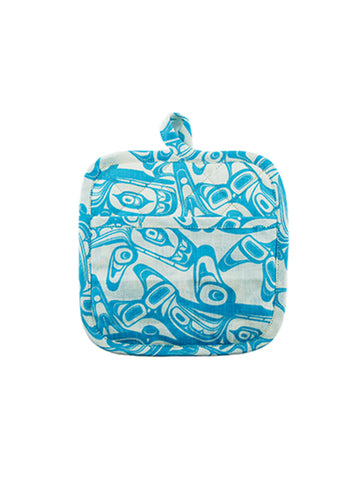 Pot Holder - Cotton - Orca All Over