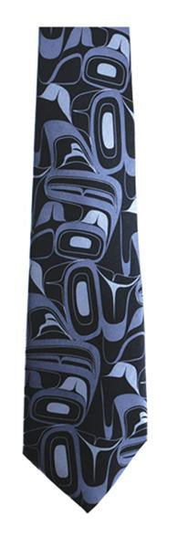 Tie - Silk - Eagle - Blue