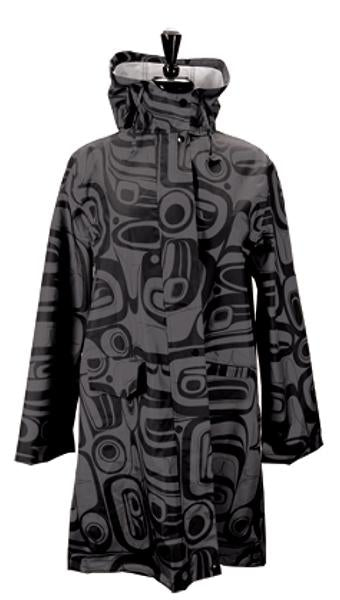 Rain Jacket - Long - Charcoal