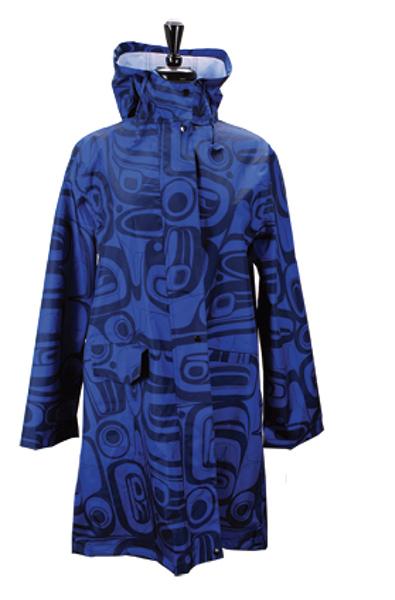 Rain Jacket - Long - Blue