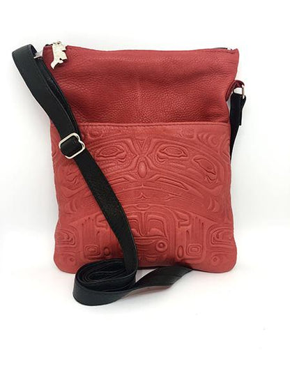 Purse - Solo - Deerskin - Bear - Red