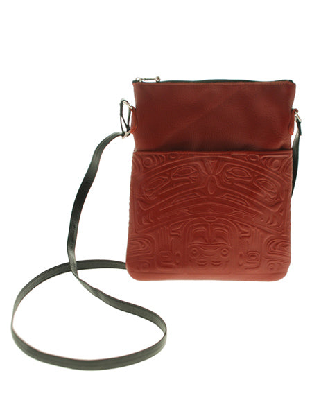 Purse - Solo - Deerskin - Bear - Red