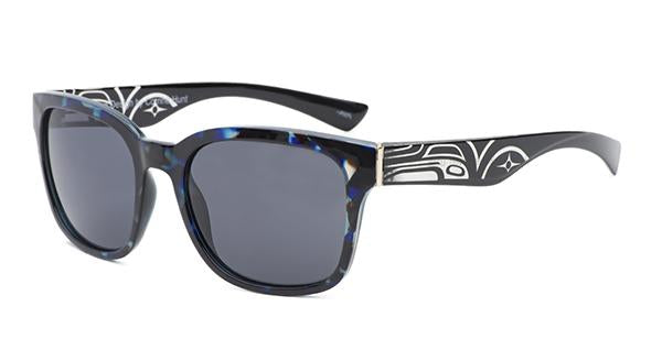 Sunglasses - Jesse - Tortoiseshell Black and Blue