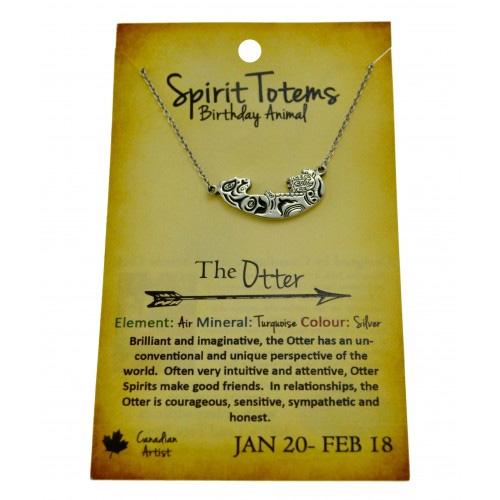 Necklace - Otter Spirit Totem - Jan 20-Feb 18