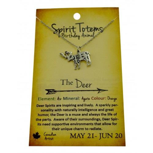 Necklace - Deer Spirit Totem - May 21-Jun 20