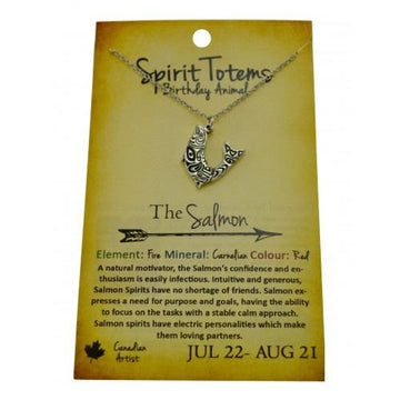 Necklace - Salmon Spirit Totem - Jul 22-Aug 21