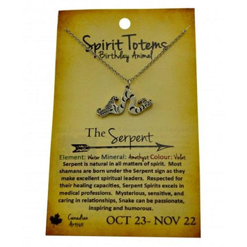 Necklace - Serpent Spirit Totem - Oct 23-Nov 22