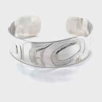 Bracelet - Sterling Silver - 3/4" - Wolf