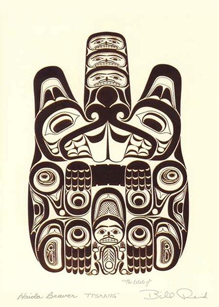 Card - Reid - Copper - Haida Beaver (Ttsaang) - 6x9