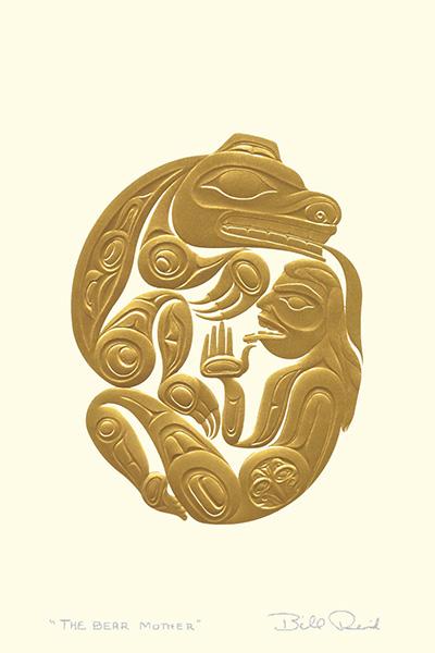 Card - Reid - Gold - The Bear Mother - 6x9