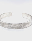 Bracelet - Sterling Silver - 3/8" - Raven