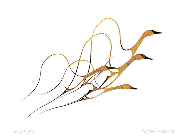 Card - Chee Chee - Spring Flight - 6x9