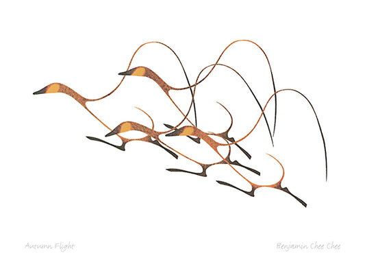 Card - Chee Chee - Autumn Flight - 6x9