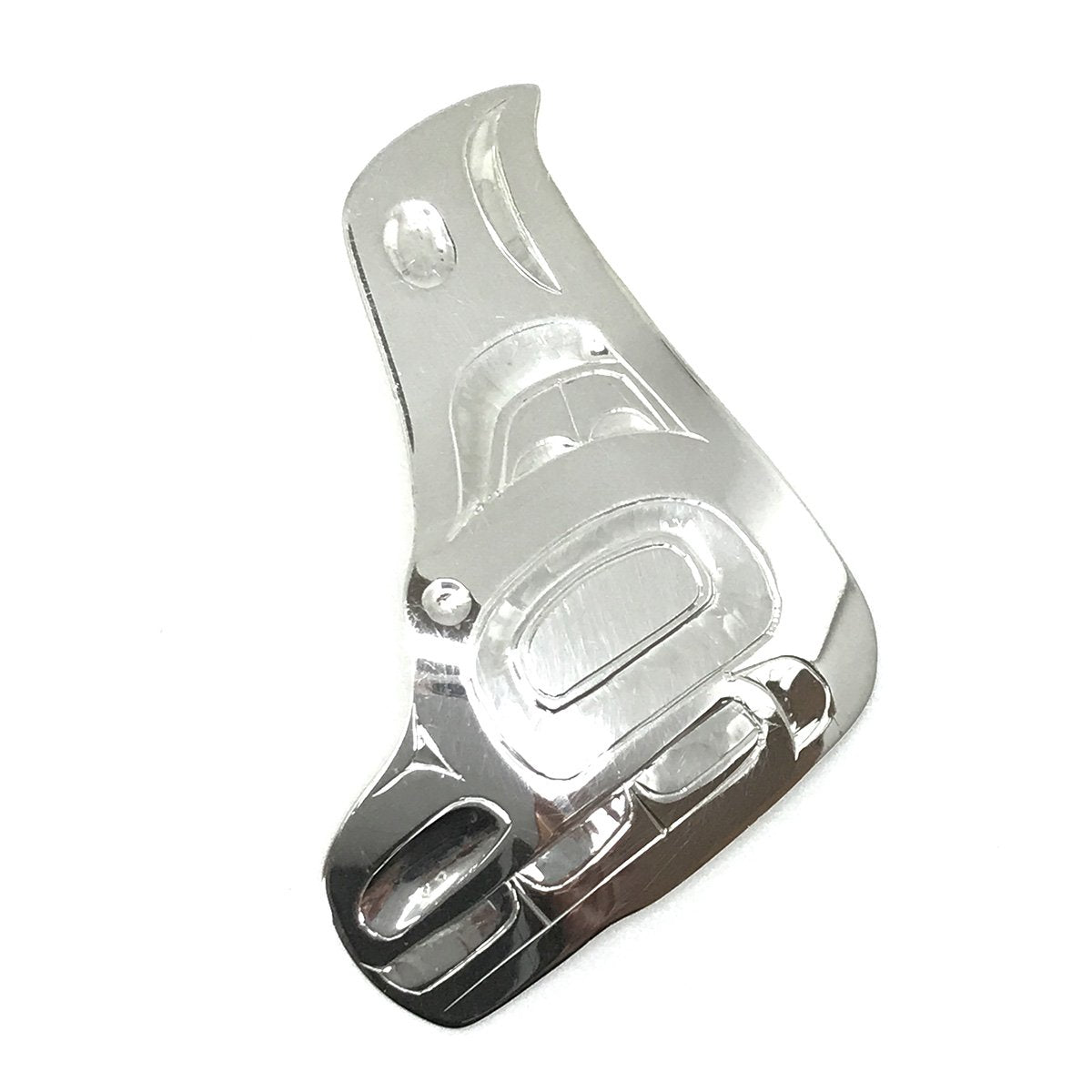 Pendant - Sterling Silver - Cutout - Orca