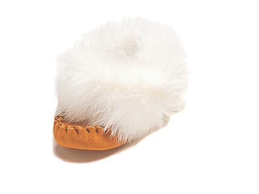 Moccasins - Infant - Suede with Rabbit Fur