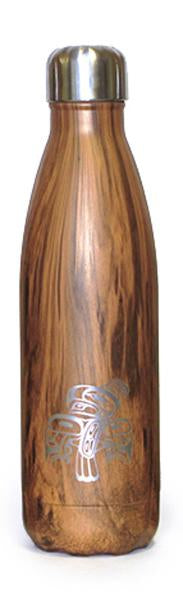 Insulated Bottle - Woodgrain Dancing Eagle
