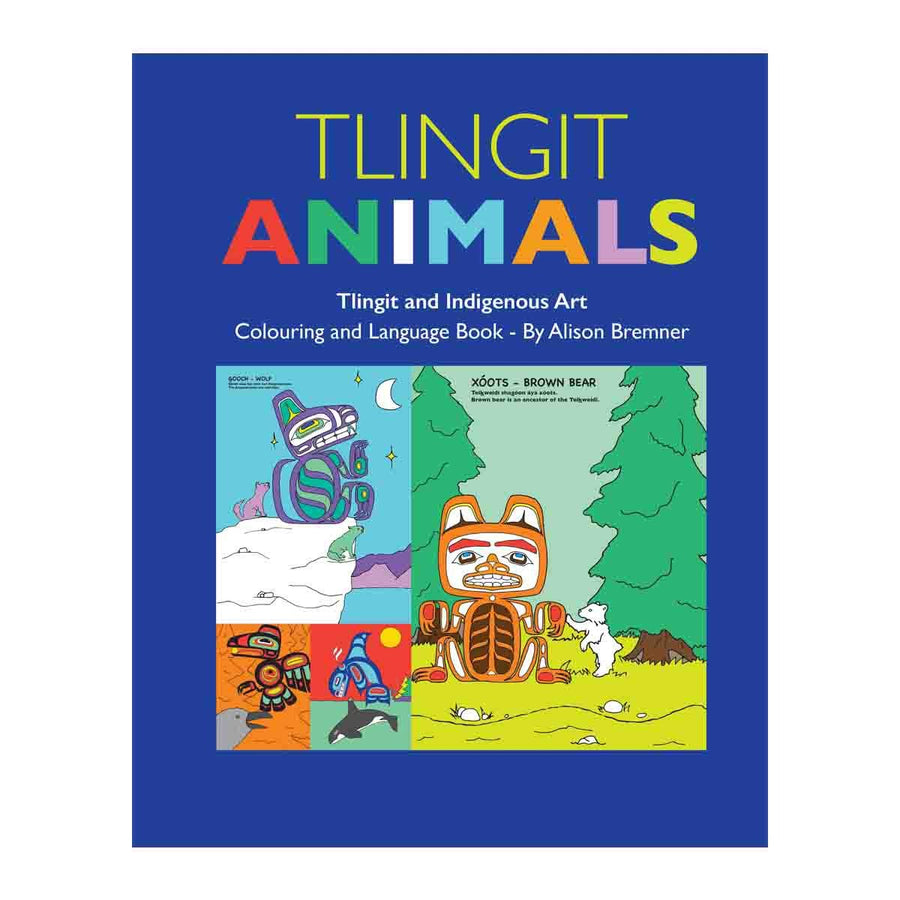 Colouring Book - Tlingit Animals Colouring and Language Book
