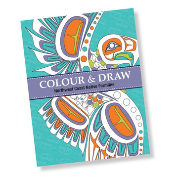 Colouring Book - Colour and Draw Northwest Coast Formline
