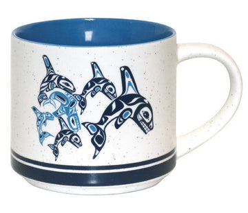 Mug - Ceramic - Orca Family