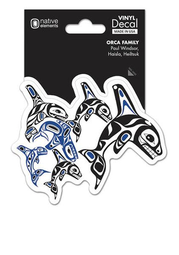 Decal - Orca Family