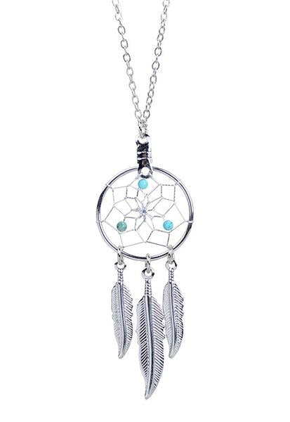 Pendant - Dream Catcher - December - Turquoise
