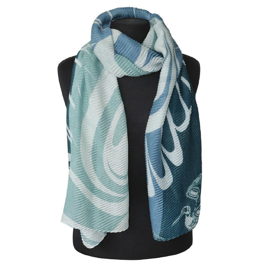 Scarf - Eco - Blue Heron