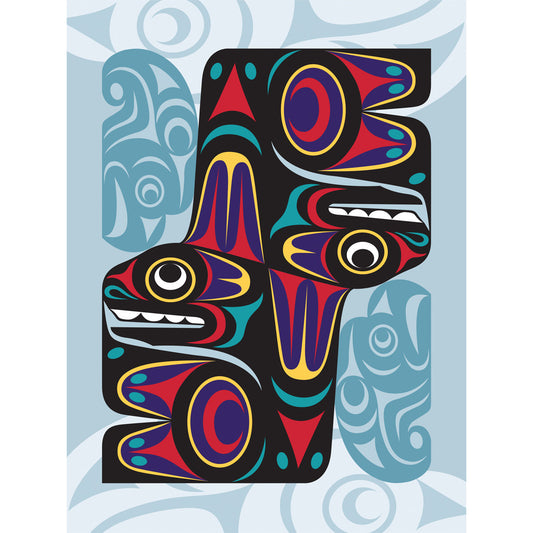 Card - Thunderbird & Whale - 5x7