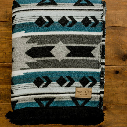Blanket - Wool Blend - Eco-friendly - Storm - Reversible