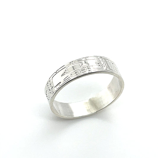 Ring - Sterling Silver - 3/16" - Orca