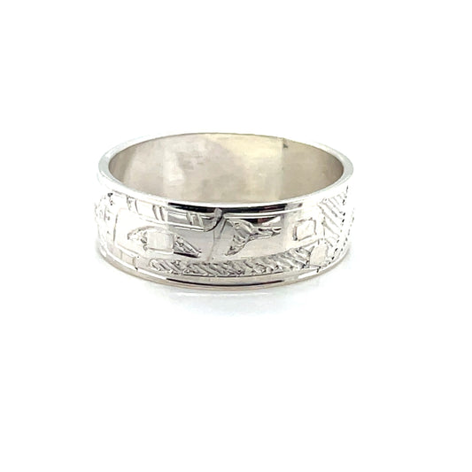 Ring - Sterling Silver - 1/4" - Raven