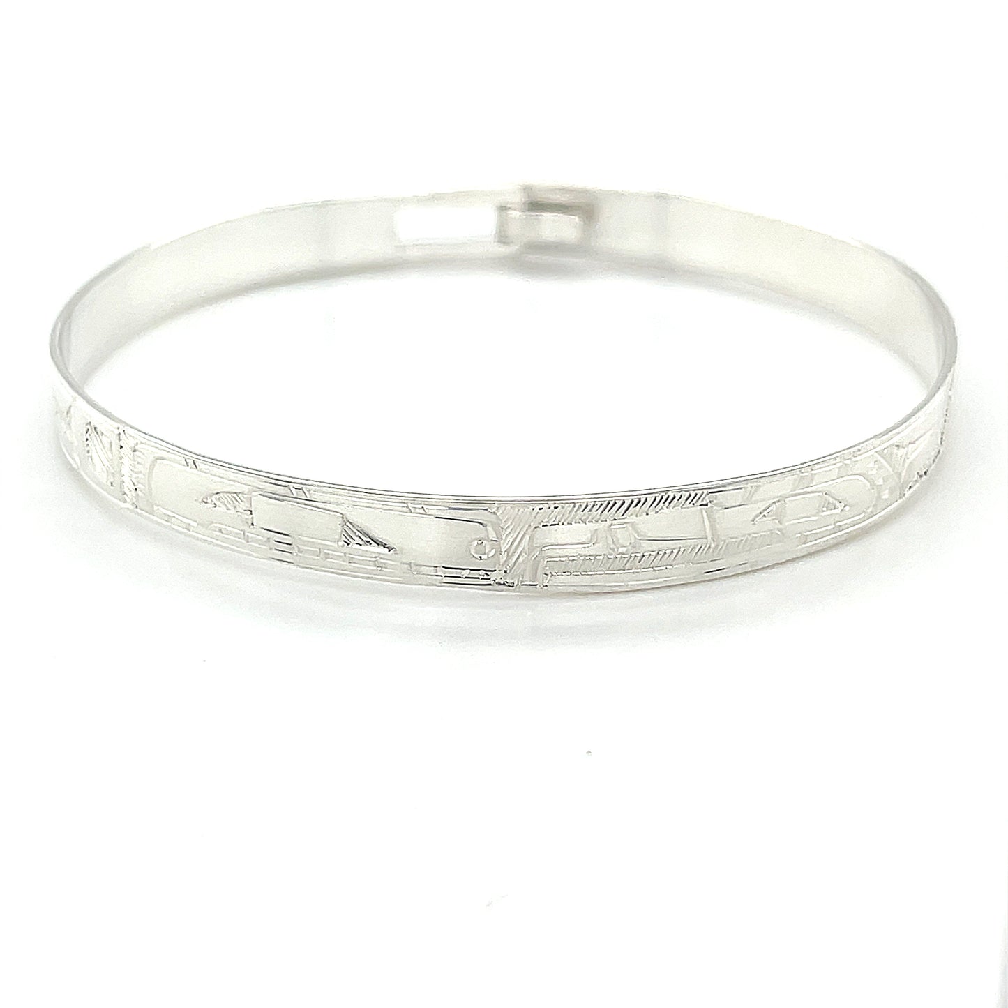 Bangle - Sterling Silver - 1/4" - Longer