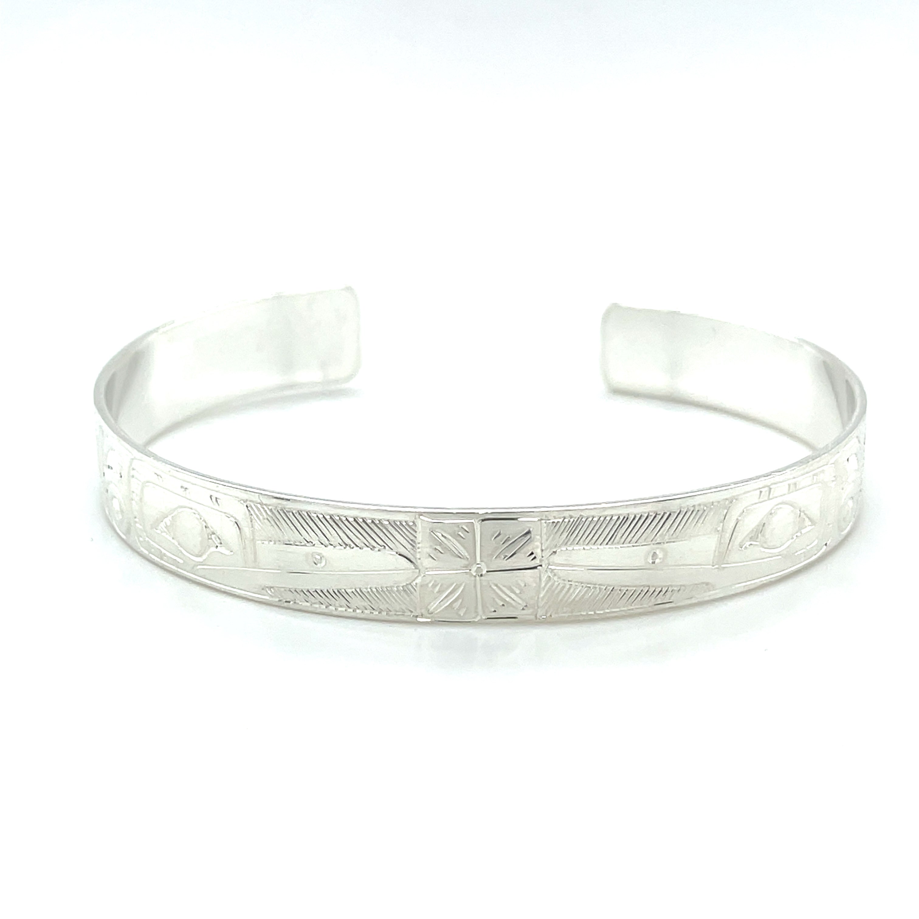 Bracelet - Sterling Silver - 3/8&quot; - Hummingbirds