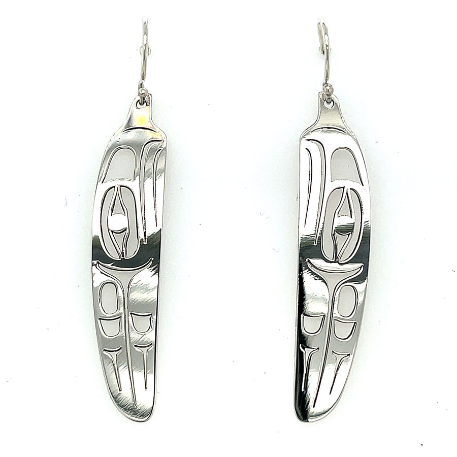 Sterling Silver Feather Earring (Thin) – Beads of Paradise