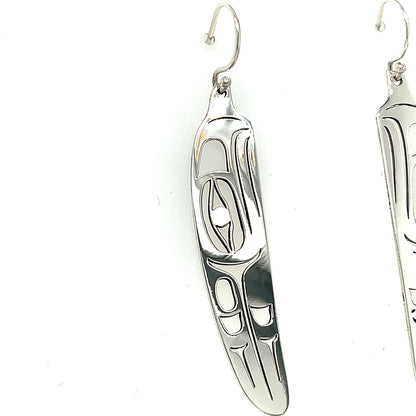 Earrings - Sterling Silver - Feather - Eagle