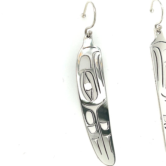 Earrings - Sterling Silver - Feather - Eagle