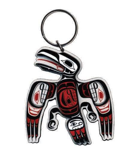 Keychain - Acrylic - Raven