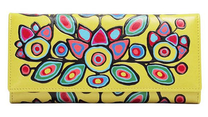 Wallet - Yellow Floral