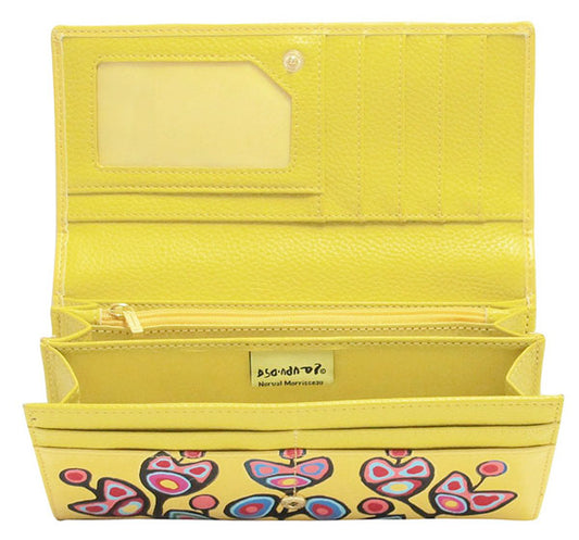Wallet - Yellow Floral