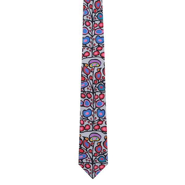 Tie - Silk - Woodland Floral