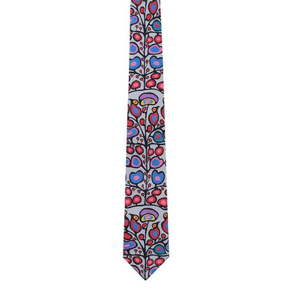 Tie - Silk - Woodland Floral