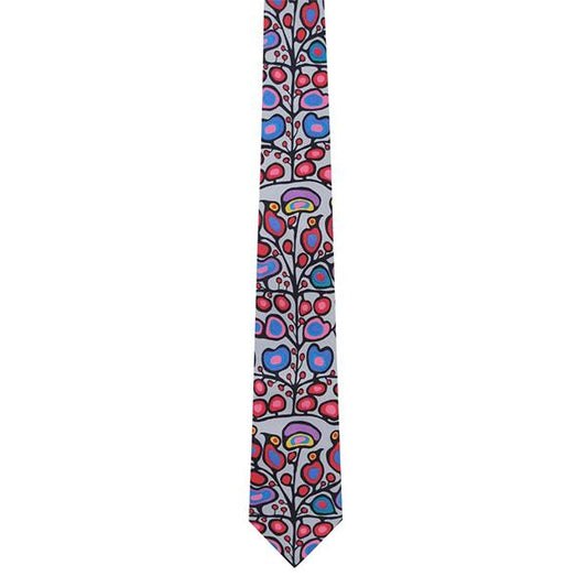 Tie - Silk - Woodland Floral