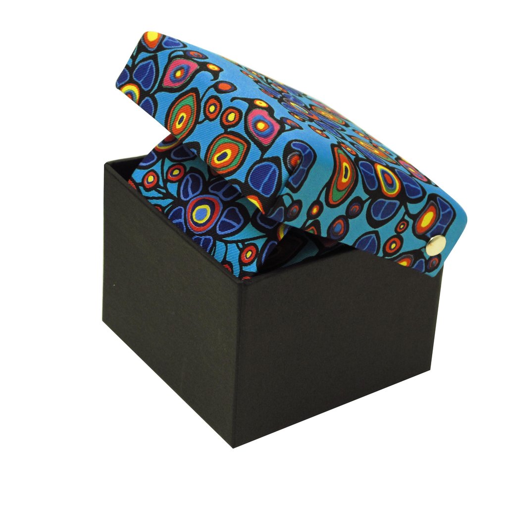 Tie - Silk - Flowers & Birds