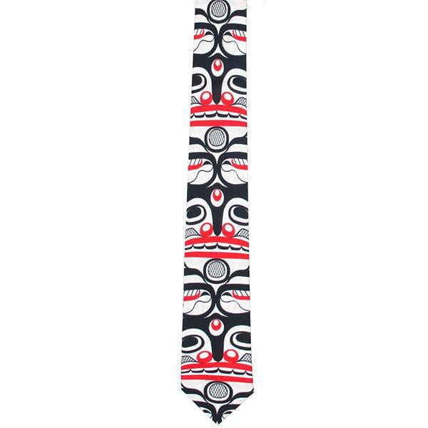 Tie - Silk - Killer Whale Crosshatch