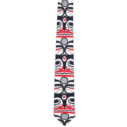 Tie - Silk - Killer Whale Crosshatch