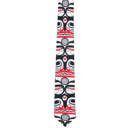 Tie - Silk - Killer Whale Crosshatch