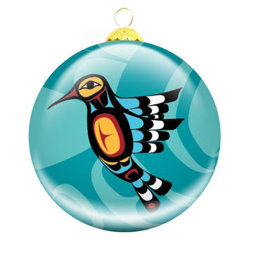 Ornament - Glass - Hummingbird