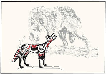 Postcard - Wolf